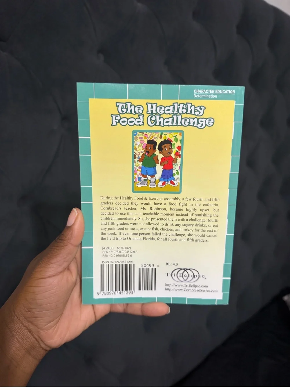 Cornbread: The Healthy Food Challenge - Kids Book (Green, Red)
